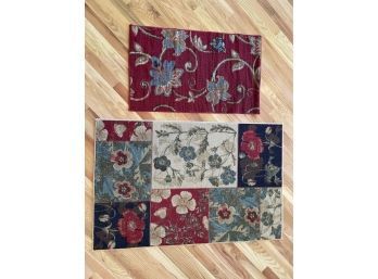 Lot Of 2 Toss Rugs