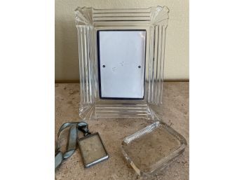 Glass Picture Frames & Card Holder