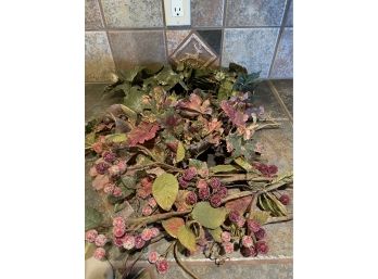 Lot Of Artificial Christmas Floral Decor