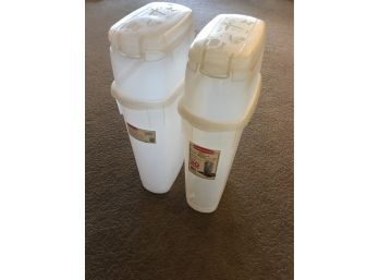 2 Rubbermaid Gift Wrap Containers