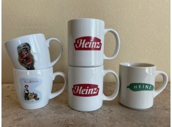 Lot Of Vintage Heinz Porcelain Mugs