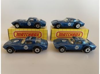 Lot Of Matchbox 1963 Grand Sport Corvettes W/ Heinz Logo