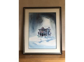 Framed Gary Goerdel Watercolor