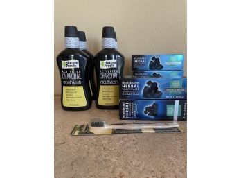 Lot Of Nature Fresh Charcoal Mouthwash & Toothpaste