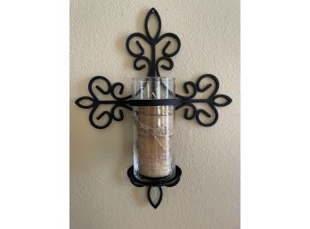Iron Wall Candle Sconce