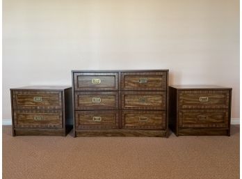 Dresser With Matching Bedside Tables