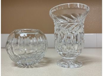 Glass Vases (set Of 2)