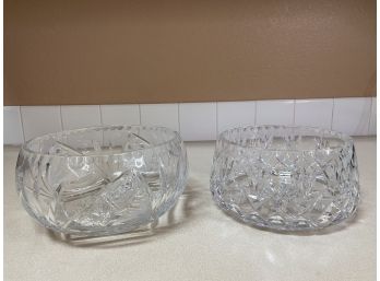 2 Pressed Glass Bowls
