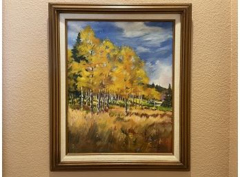 Original Aspen Painting By Joan Smith