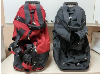Two Club Glove Rolling Duffle Bags