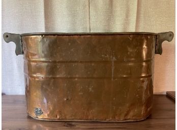 Antique Copper Boiler/wash Tub