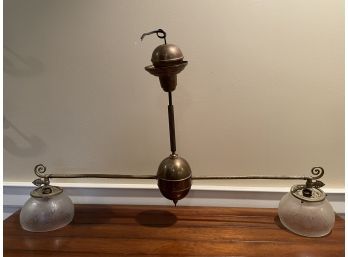 Antique Brass Ceiling Light Fixture