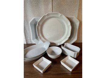 Lot Of White Ceramic Dinnerware