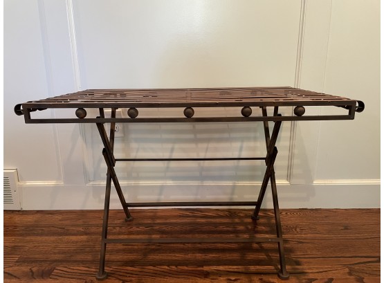 Vintage Iron Folding Table