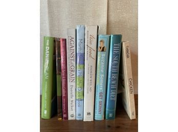 Lot Of Healthy Eating Cookbooks