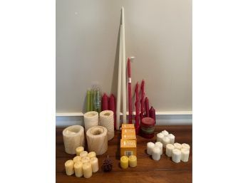 Lot Of Holiday Candles