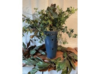 Lot Of Artificial Greenery (NO Vase)