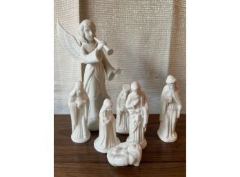 Nativity Set & Angel Figure