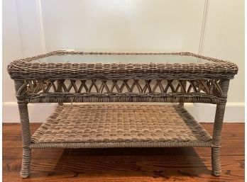 All Weather Wicker Coffee Table