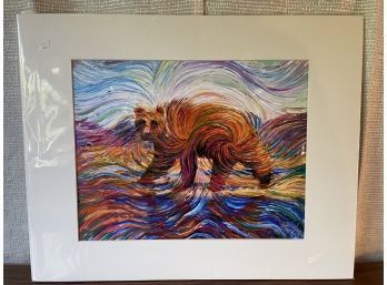 'Walking Bear' Giclee Print