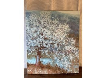 Blossoming Tree Print On Canvas