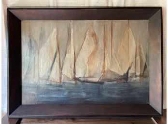 Large Sailboat Painting