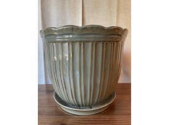 Glazed Ceramic Flower Pot