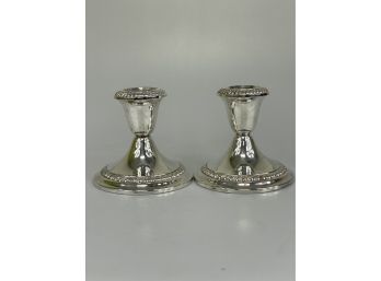 Vintage Sterling Silver Gorham Candle Holders