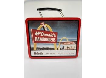 Vintage McDonald's Hamburgers Lunch Box
