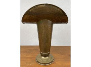 Antique Hammered Brass Vase