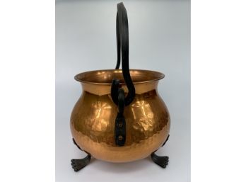 Hammered Copper Cauldron