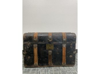 Antique Monitor Style Trunk