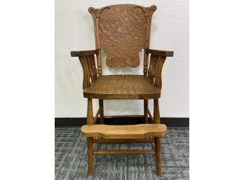 Antique Oak Youth Chair