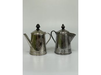 Lot Of 2 Antique/ Vintage Restaurant Tea/ Coffee Pots