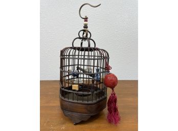 Small Vintage Asian Birdcage