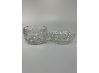 2 Vintage Glass Bowls