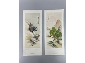 Pair Of Season Ling-fu Yang Prints