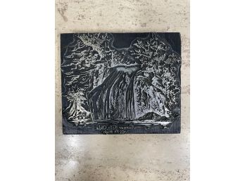 Antique Turner Falls Printing Plate