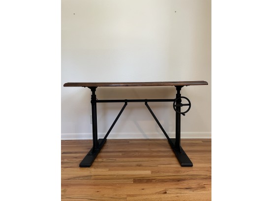 Industrial Style Adjustable Table