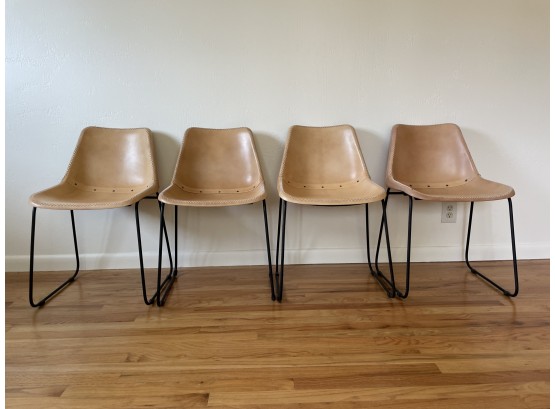 Set Of 4 Custom Made Dining Chairs