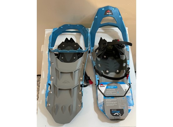 (NEW WITH TAGS) -  MSR Snow Shoes W/ Steel Grippers - 23'X10'- MSR/'Revo: Explore'