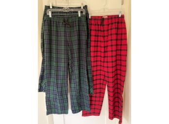 Lot Of Woman's Flannel Pajama Bottoms