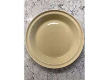 'yellow' Fiesta Ware Pie Plate