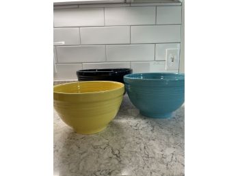Set Of Fiesta Ware Nesting Bowls