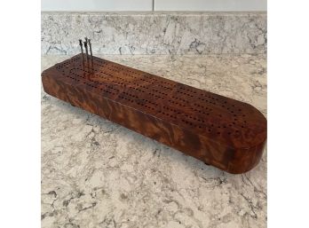 Luxury Wooden Cribbage Board