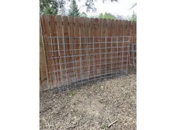 (4Pc) 4'x8' Galvanized Hog Wire Fence Material (brand New)