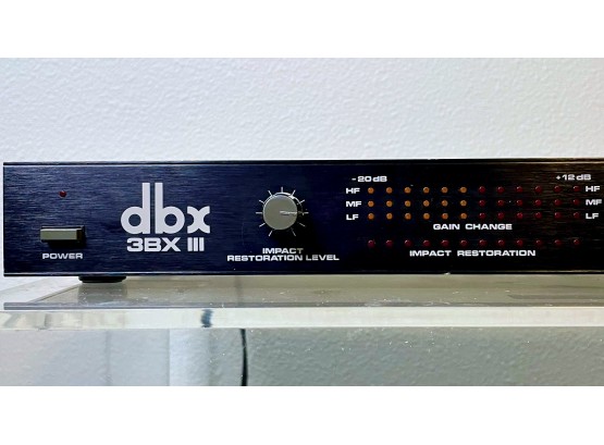 DBX 3BX III 3 Band Dynamic Range Expander (Exellent Condition)