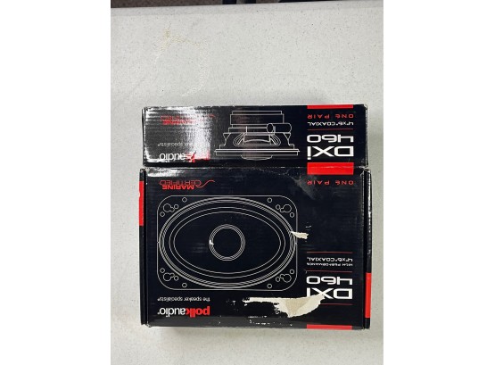 (pair) 2 Polk Audio DXi460 4'x6' 2-way Car Speakers, With Factory Packaging