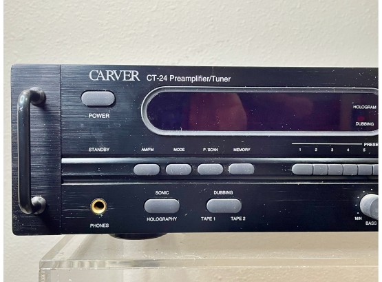 Carver CT-24 Preamplifier Tuner With Advanced Sonic Holography