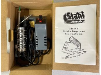 Stahl Variable Temp Solder Station Mod - STSSVT - Box/manual Included